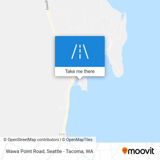 Wawa Point Road map