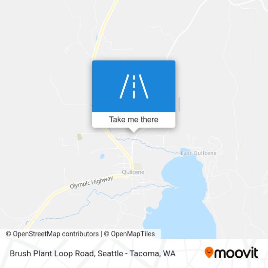 Mapa de Brush Plant Loop Road