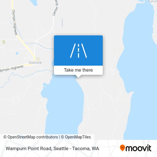 Wampum Point Road map