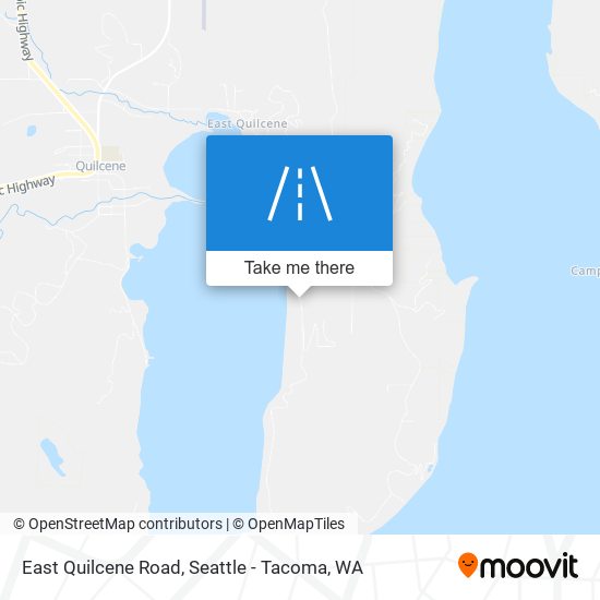 East Quilcene Road map