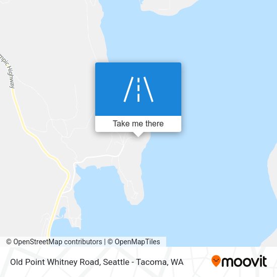 Old Point Whitney Road map