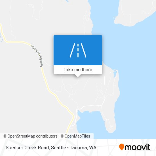 Mapa de Spencer Creek Road