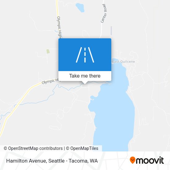 Mapa de Hamilton Avenue