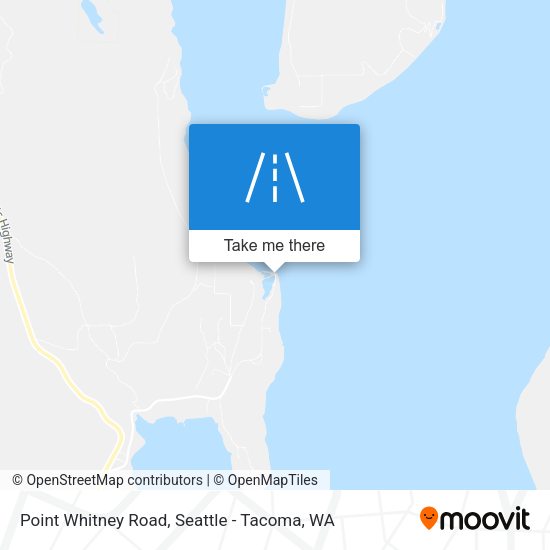 Point Whitney Road map
