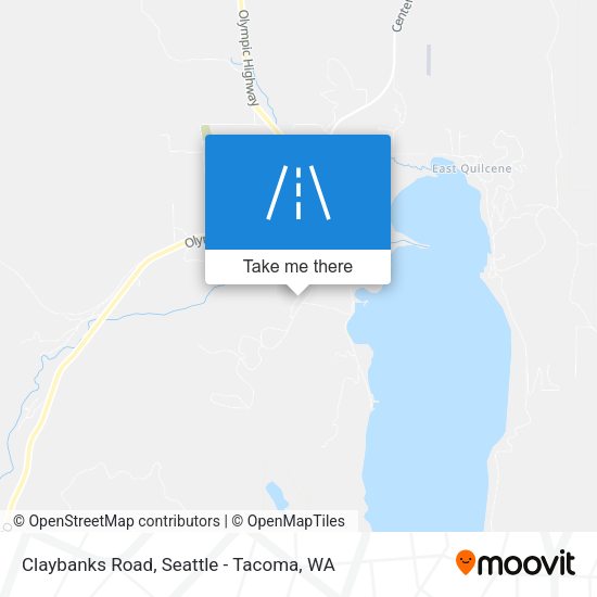 Claybanks Road map