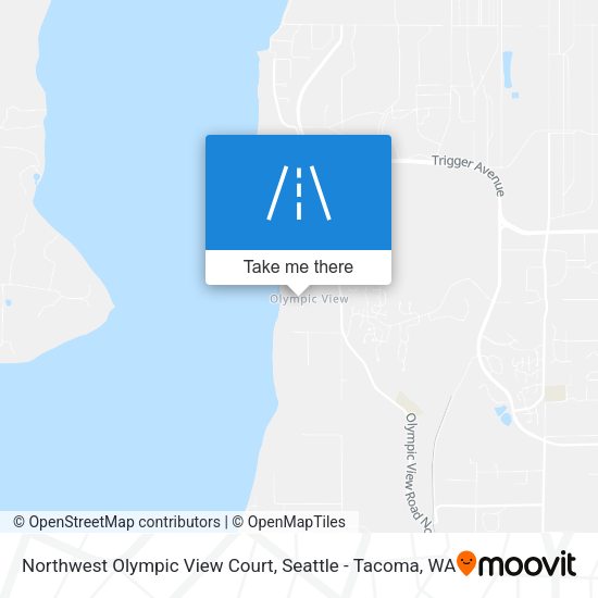 Northwest Olympic View Court map