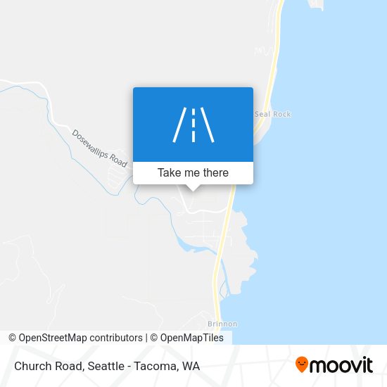 Church Road map