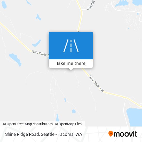 Mapa de Shine Ridge Road