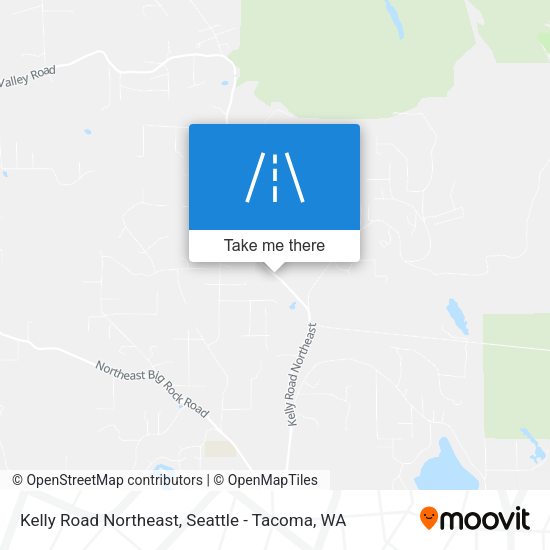 Kelly Road Northeast map