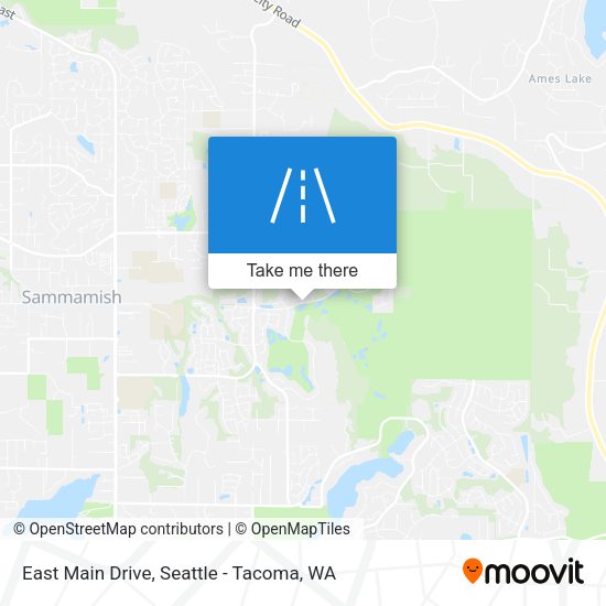 East Main Drive map