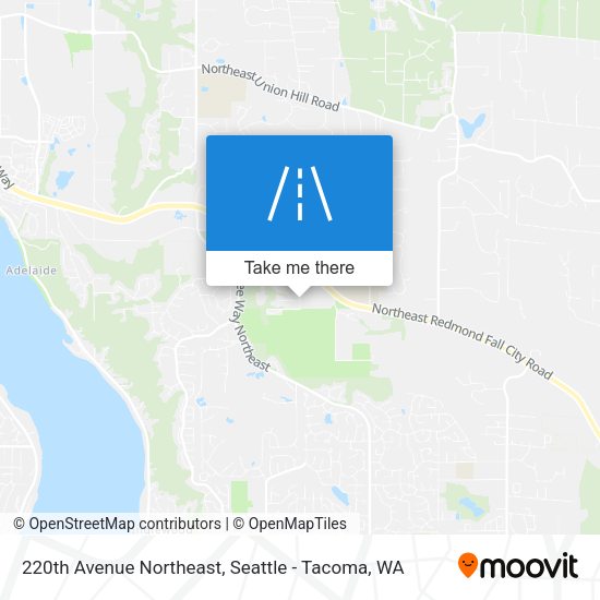 Mapa de 220th Avenue Northeast