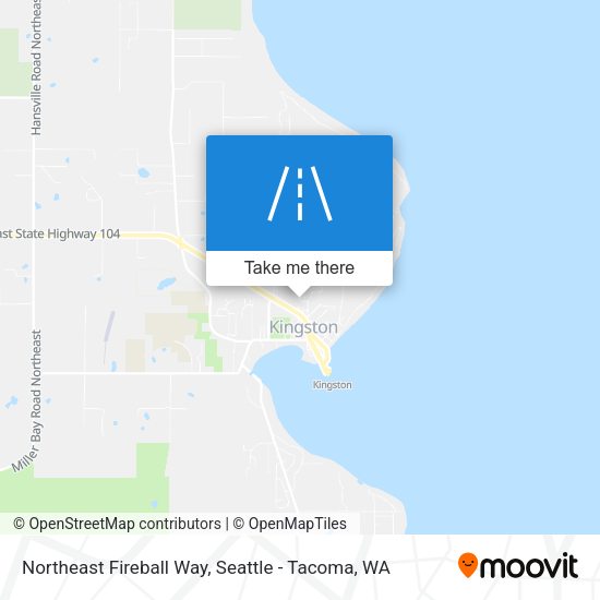 Northeast Fireball Way map