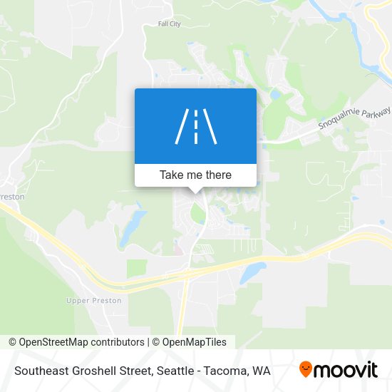 Southeast Groshell Street map