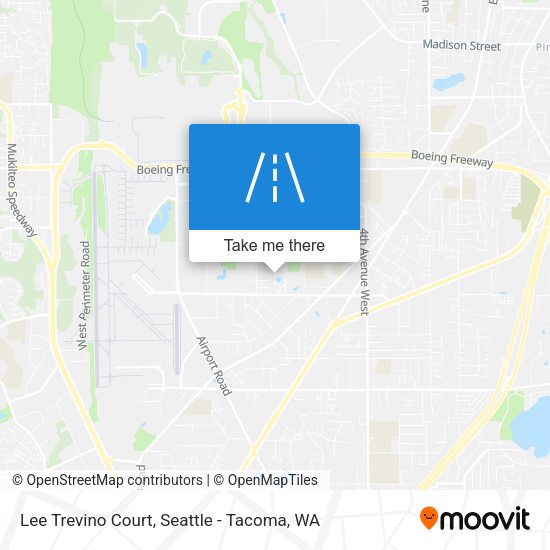 Lee Trevino Court map