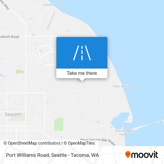 Port Williams Road map
