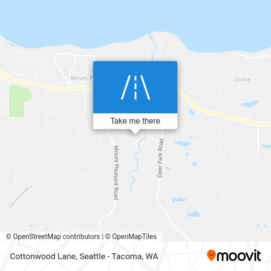 Mapa de Cottonwood Lane