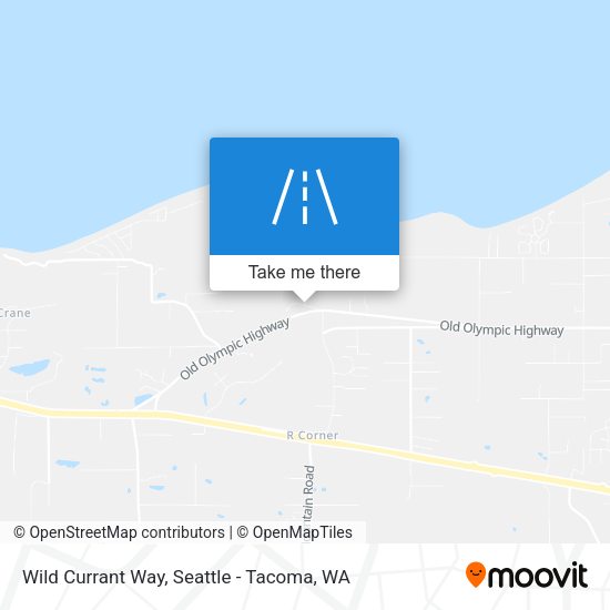 Wild Currant Way map