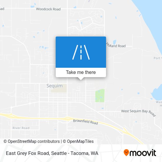 East Grey Fox Road map