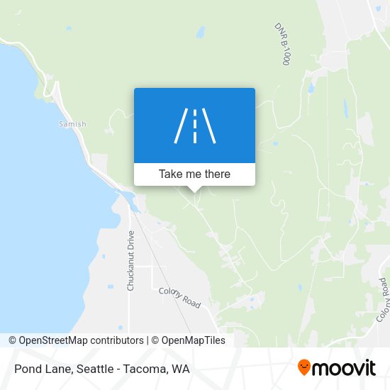 Pond Lane map