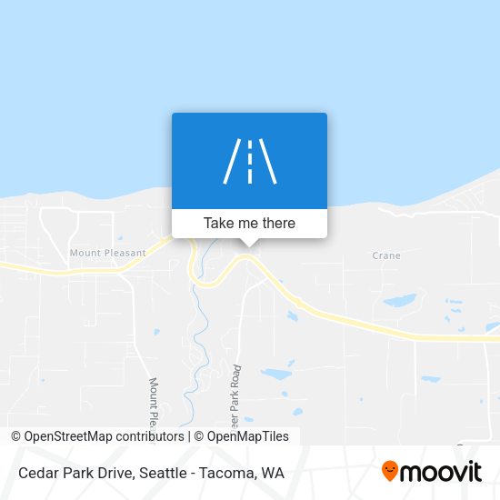 Cedar Park Drive map