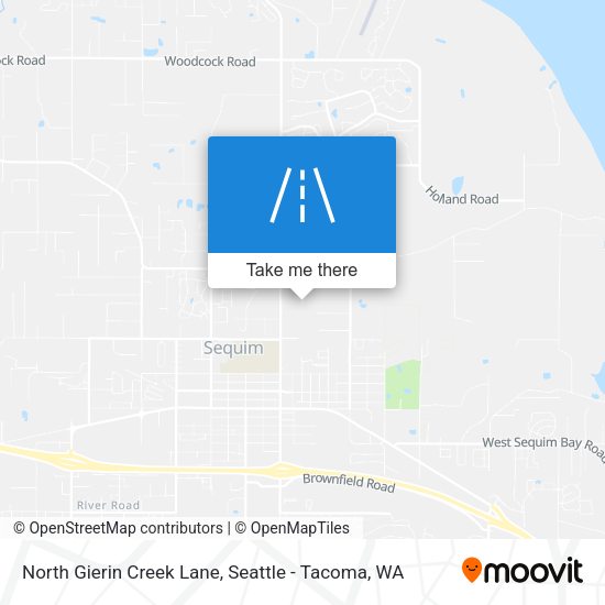 Mapa de North Gierin Creek Lane