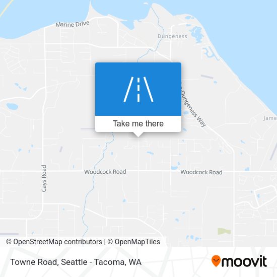 Towne Road map