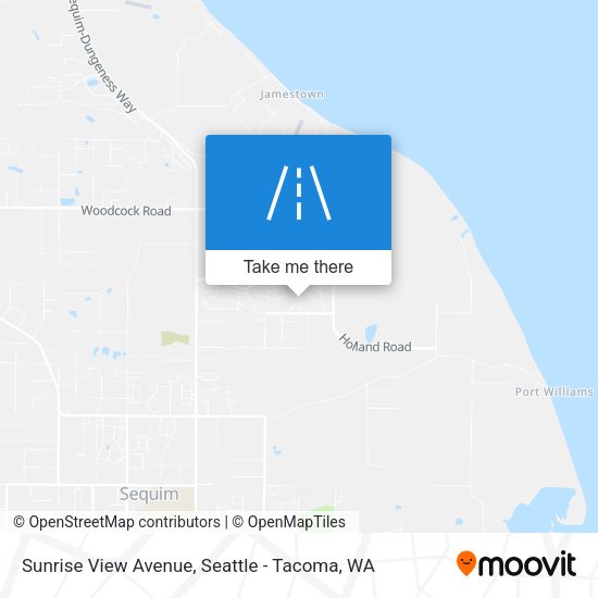 Sunrise View Avenue map