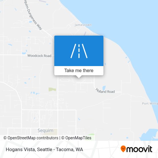 Mapa de Hogans Vista