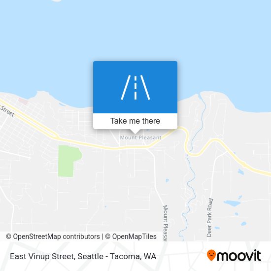 East Vinup Street map