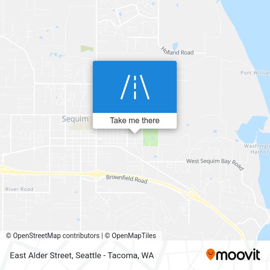 East Alder Street map