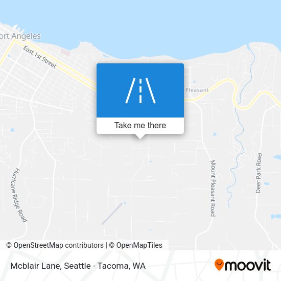 Mapa de Mcblair Lane