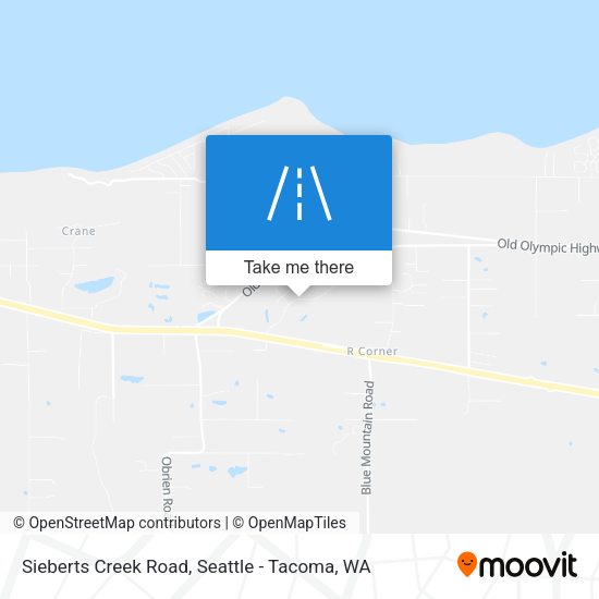Mapa de Sieberts Creek Road