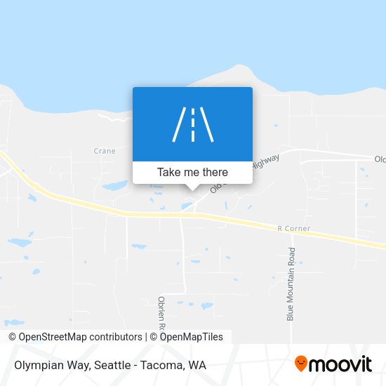Olympian Way map