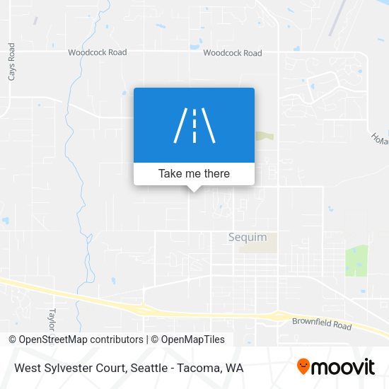Mapa de West Sylvester Court