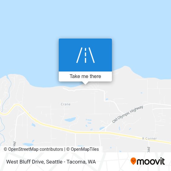 Mapa de West Bluff Drive