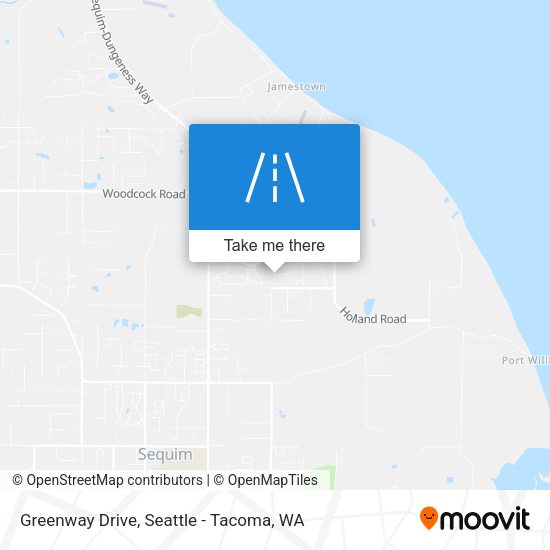 Greenway Drive map