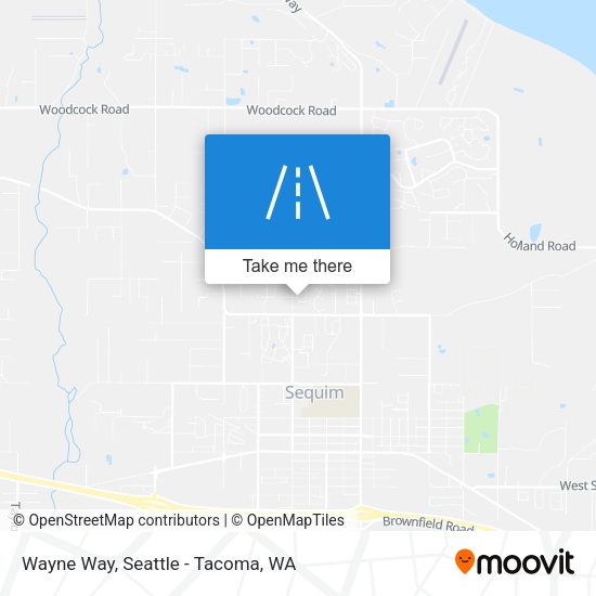 Wayne Way map