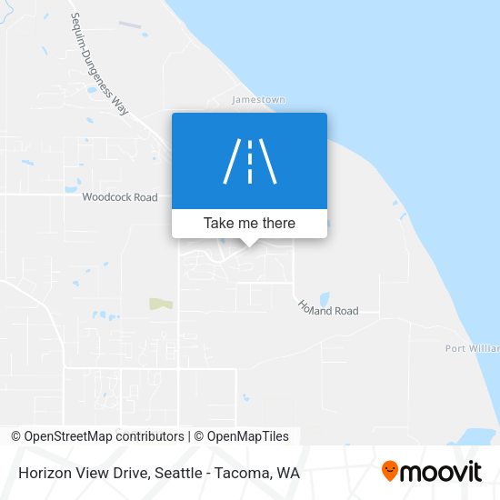 Horizon View Drive map