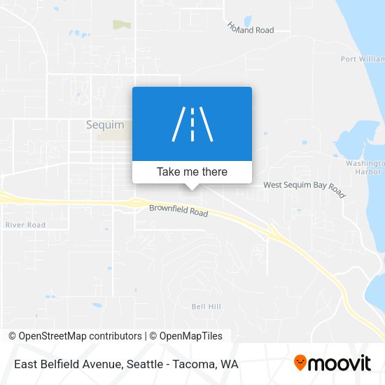 East Belfield Avenue map