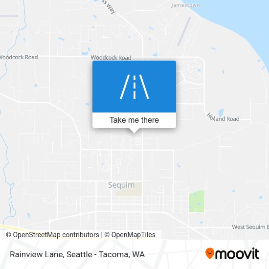 Rainview Lane map