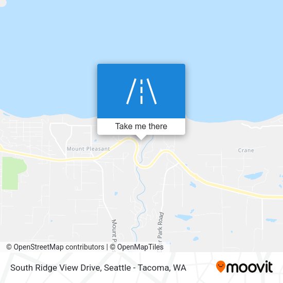 Mapa de South Ridge View Drive