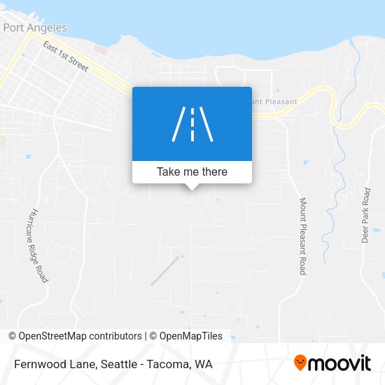 Fernwood Lane map