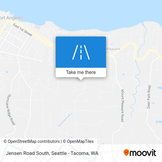 Jensen Road South map