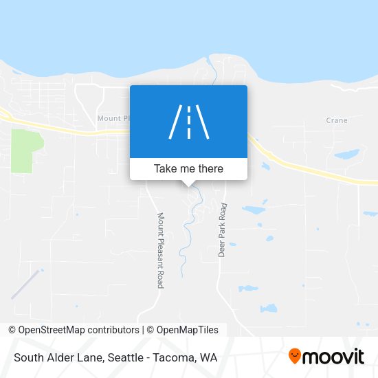 South Alder Lane map