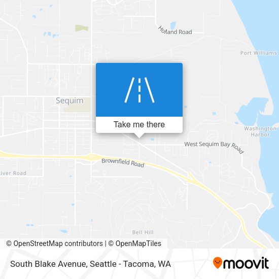 South Blake Avenue map