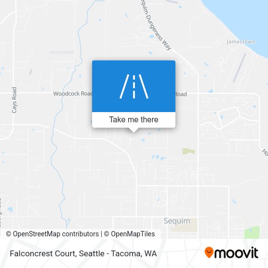 Falconcrest Court map