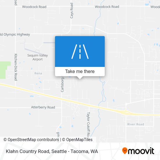 Klahn Country Road map