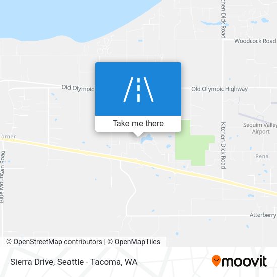 Sierra Drive map