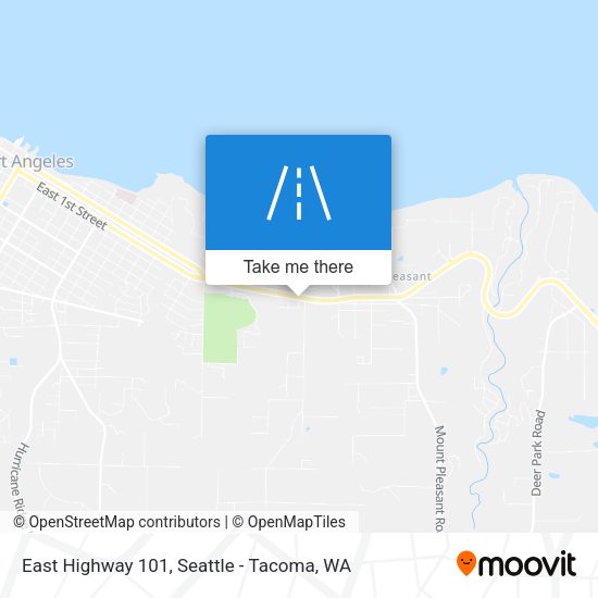 East Highway 101 map