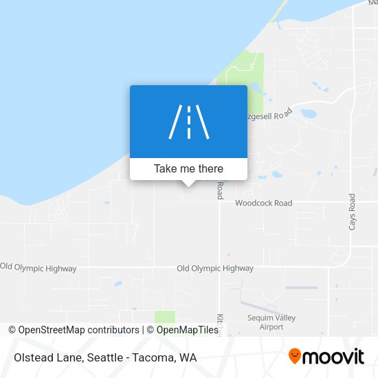 Olstead Lane map